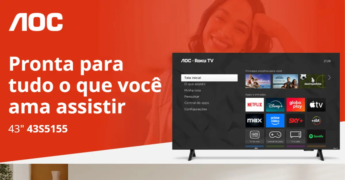 Smart TV AOC 5155 43S5155/78G - Ficheiro Técnico