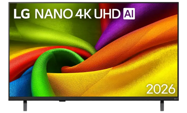 Smart TV LG NANO 4K UHD AI NU850 43NU850BPSA 2026 - Ficheiro Técnico