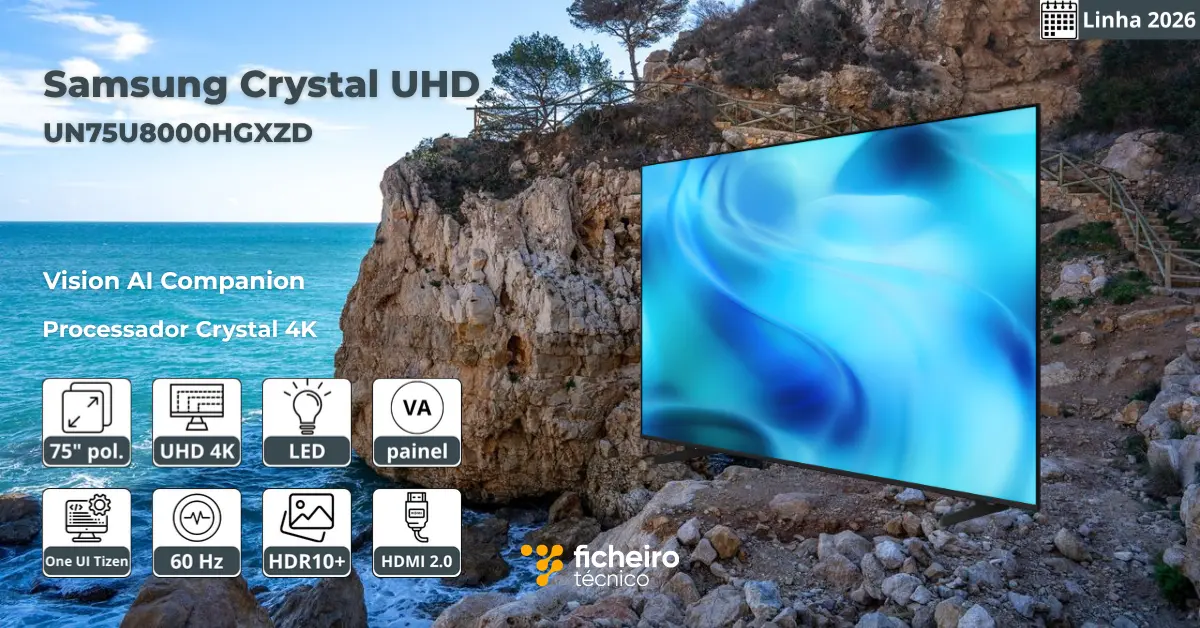 Samsung Crystal UHD UN75U8000HGXZD