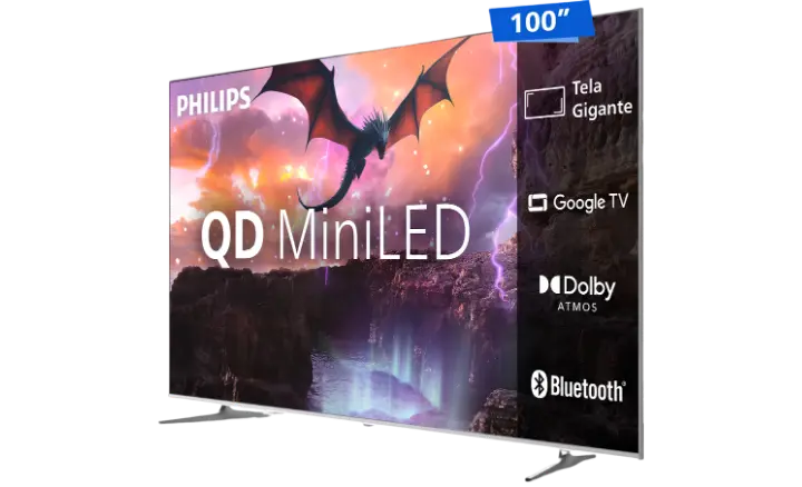 Smart TV Philips 2026 100MLED801/78 - Ficheiro Técnico