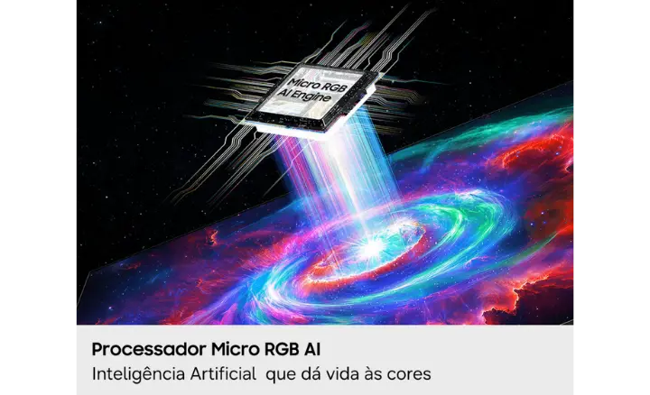 Smart TV Samsung Vision AI Micro RGB R85H 2026 - Ficheiro Técnico