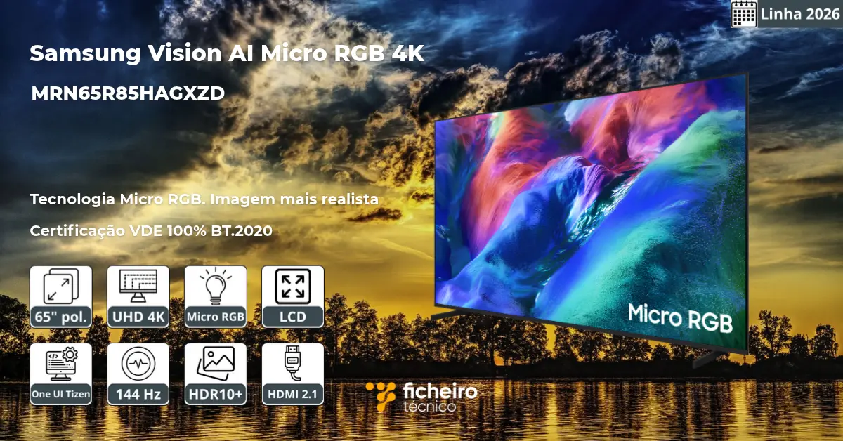 Samsung Vision AI Micro RGB 4K MRN65R85HAGXZD