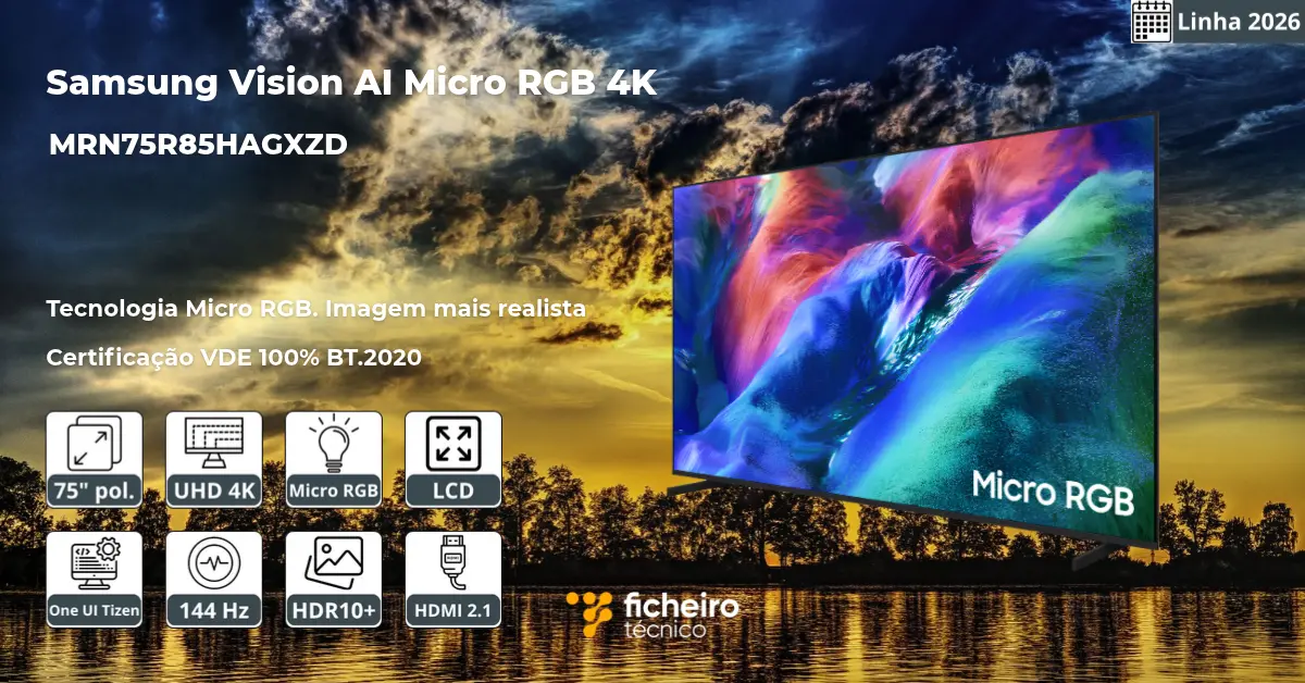 Samsung Vision AI Micro RGB 4K MRN75R85HAGXZD