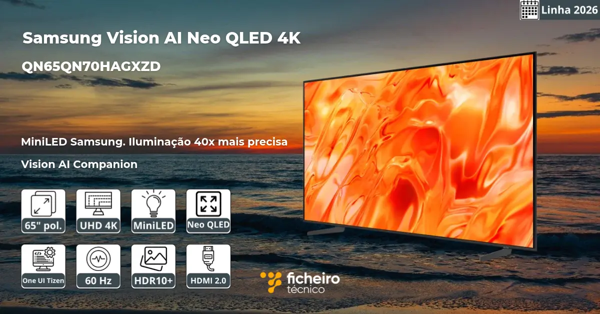 Samsung Vision AI Neo QLED 4K QN65QN70HAGXZD