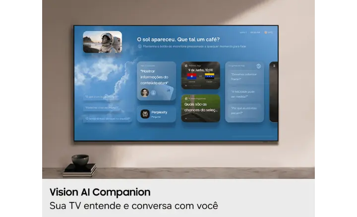 Smart TV Samsung Vision AI OLED QN65S95HAGXZD 2026 - Ficheiro Técnico